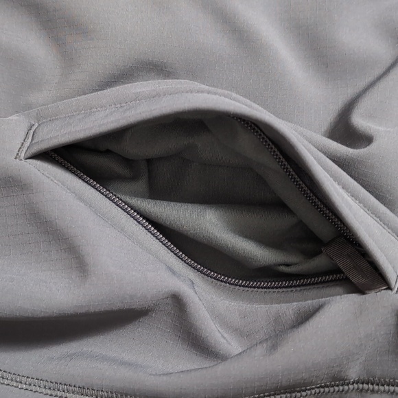 L.L. Bean Windproof Soft Shell Jacket Size Large In Alloy Gray Fleece Lined - Picture 10 of 13